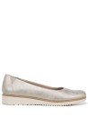SOUL Naturalizer Womens Idea Ballet Flat Cushioned Slip On Shoe Gold 8 M