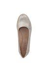 SOUL Naturalizer Womens Idea Ballet Flat Cushioned Slip On Shoe Gold 8 M