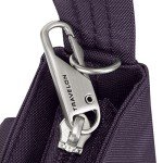 Travelon Anti-theft Classic Mini Shoulder Bag Sling Tote, Purple