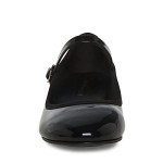 Madden Girl Women's Tutu Ballet Flat, Black Patent, 7.5