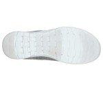 Skechers Women's Go Walk Lite-Susie Ballet Flat, Gray, 9 Medium US