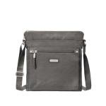 Baggallini womens Go Bagg With Rfid Phone Wristlet Handbags, Gray, One Size US