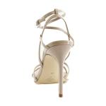 Calvin Klein Women's Tegin Heeled Sandal, Nude, 8.5