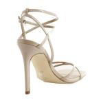 Calvin Klein Women's Tegin Heeled Sandal, Nude, 8.5