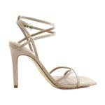 Calvin Klein Women's Tegin Heeled Sandal, Nude, 8.5