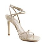 Calvin Klein Women's Tegin Heeled Sandal, Nude, 8.5
