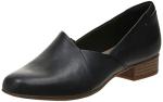 Clarks Women's Black Leather Juliet Palm Loafers