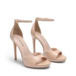 DREAM PAIRS Women's Heels, High Stilettos Ankle Strap Sexy Comfort Dress Shoes Wedding Bridal Pumps Sandals,Size 8,Nude,DWUMHS2565