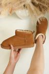 Project Cloud Genuine Suede Ankle Boots for Women - Water Resistant with Memory Foam Insole Winter Boots for Women - Trending Shoes & Comfortable Women's Ankle Boots (Hippy, Chestnut, 8)