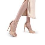 DREAM PAIRS Women's Heels, High Stilettos Ankle Strap Sexy Comfort Dress Shoes Wedding Bridal Pumps Sandals,Size 8,Nude,DWUMHS2565