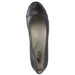 CLIFFS BY WHITE MOUNTAIN Clara Women's Ballet Flat, Black/Burnished/Smooth, 10 W