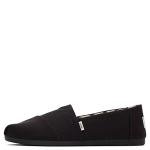 TOMS Women's, Alpargata Recycled Slip-On Solid Black 12 M