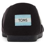 TOMS Women's, Alpargata Recycled Slip-On Solid Black 12 M