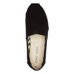 TOMS Women's, Alpargata Recycled Slip-On Solid Black 12 M