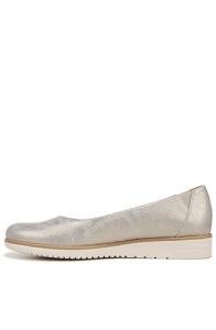 SOUL Naturalizer Womens Idea Ballet Flat Cushioned Slip On Shoe Gold 8 M