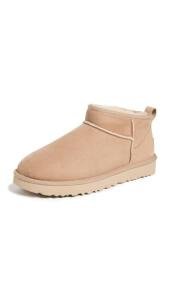 UGG Women's Classic Ultra Mini Fashion Boot, Sand, 8