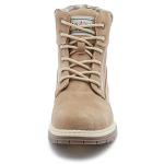 ANJOUFEMME Work Hiking Boots for Women Waterproof - Womens Outdoor Ankle Boots Lightweight Snow Winter Boots for Trekking Walking FNW19-LIGHTBROWN-G-8