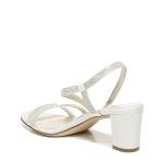 Naturalizer Womens Vanessa2 Rhinestone Embellished Strappy Heeled Sandal ,White Satin ,7.5M