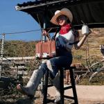 × Wrangler Tote Bag for Women Small Crossbody Bags Cow Print Satchel Top Handle Purse with Strap WG102-8120SBR