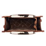 × Wrangler Tote Bag for Women Small Crossbody Bags Cow Print Satchel Top Handle Purse with Strap WG102-8120SBR