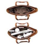 LOVEVOOK Purses for Women Classic Shoulder Tote Satchel Hobo Bags 3pcs Handbags Gift for Her Brown