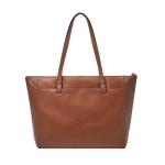 Fossil Women's Rachel Leather Tote Bag Purse Handbag, Medium Brown (Model: ZB7507200)