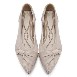 HIULYCENCE Pointed Toe Flats for Women Ballet Flats Comfortable Dressy Knit Lightweight Casual for Work Office Womens Flats Nude US10