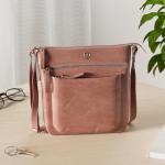 Real Leather Purse for Women Crossbody Bag Travel Shoulder Handbag Small Vintage Pocketbook (Cognac Washed Vintage)