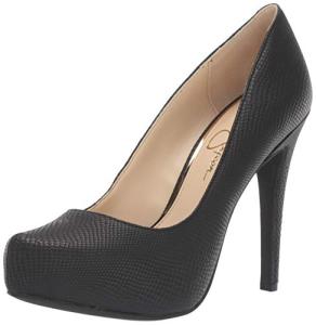 Jessica Simpson Women's Parisah Pump, Black Snake, 8.5