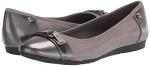 Anne Klein Women’s Able Comfortable Ballet Flat, Grey, 8 US