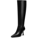 Vipost 3.3-inch Kitten Heel Boots for Women, Knee High Pointed Toe Boots for Women, Tall Long Boot Side Zipper, Fall Winter Fasion 2025