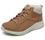 Skechers Women's Ultra Flex 2.0-Casual Mix Fashion Boot, Chestnut, 8.5