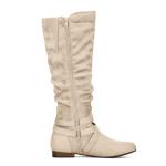 mysoft Women's Knee High Boots Flat Warm Fall Boots with Side Zipper