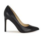 Nine West Women's Tatiana Pump, Black Leather, 7