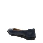 Naturalizer Womens Flexy Comfortable Slip On Round Toe Ballet Flats ,Navy Leather,8.5 M US