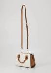 Michael Kors Marilyn Small Crossbody Bag, Gold-Tone Hardware/Vanilla/Acorn
