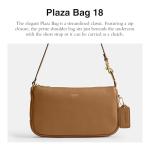Coach Plaza Bag, B4/Honey Brown