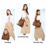 Handbags for Women Large Designer Ladies Hobo bag Bucket Purse Faux Leather
