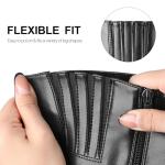 Lumeheel Black Knee High Boots for Women - Round Toe Chunky Heel Boots with Side Zip, Fashion Tall Boots for Fall Winter, Size 8