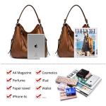 Handbags for Women Large Designer Ladies Hobo bag Bucket Purse Faux Leather