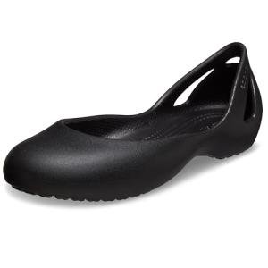 Crocs Women's Kadee Ballet Flats, Black, 8