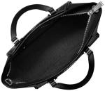 Michael Kors Women's Taryn Small Convertible Crossbody Bag, Silver-Tone Hardware/Black