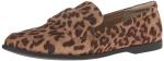Amazon Essentials Women's Soft Moccasins Toe Loafer, Leopard Faux Microsuede, 8.5
