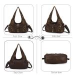 Angelkiss Hobo Purses and handbags for Women Satchel Handbag Women Purses Large Daily Shoulder Bags
