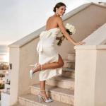 DREAM PAIRS Women's High Heels Destiny Closed Toe Strappy Heels Sexy Rhinestone Ankle Strap Pumps Wedding Bridal Party Dress Shoes Destiny,Size 8,Silver,SDPU2208W