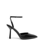 DREAM PAIRS High Heels for Women Closed Pointed Toe Dress Shoes for Women Ankle Strap Stiletto Heel Party Wedding Sexy Pump Shoes,Size 8,Black-Pu,SDPU2496W