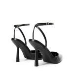 DREAM PAIRS High Heels for Women Closed Pointed Toe Dress Shoes for Women Ankle Strap Stiletto Heel Party Wedding Sexy Pump Shoes,Size 8,Black-Pu,SDPU2496W