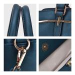 Women Handbag Wallet Tote Shoulder Hobo Bag Top Handle Satchel Purse Set 2pcs with 3 Compartments