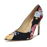 Nine West Women's Fresh Pump, Black Rose Multi 002, 10