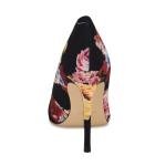 Nine West Women's Fresh Pump, Black Rose Multi 002, 10